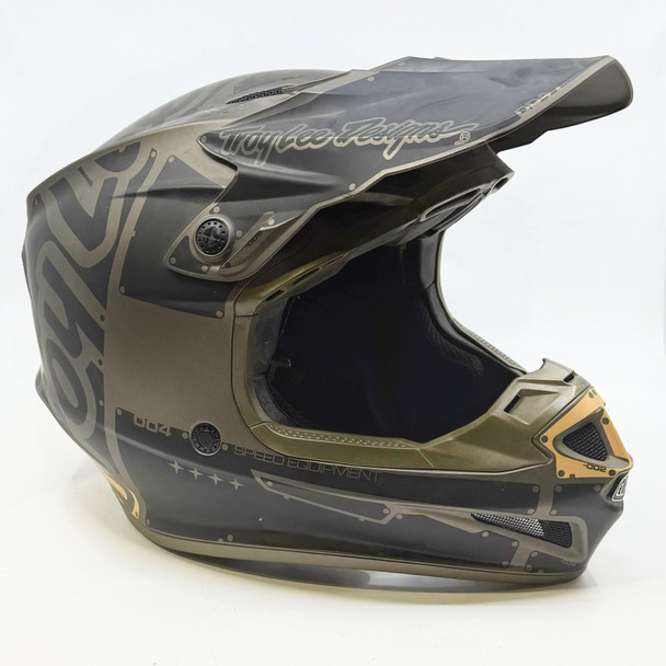 Troy Lee Designs SE4 Polyacrylite MIPS Helmet, DOT Certified Motocross/Off-Road MX Helmet, Open Box
