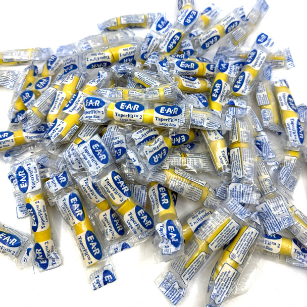 Lot Of 68pcs 3M™ E-A-R™ TaperFit™ 2 Earplugs Large Foam Hearing Protection