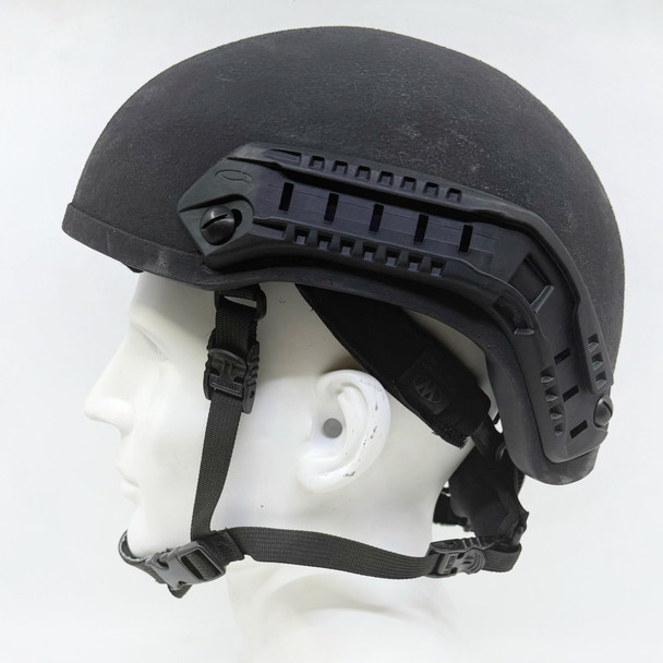 3M Ceradyne Combat Helmet IIIA, Mid-Cut w/ Side Rails, Police Trade