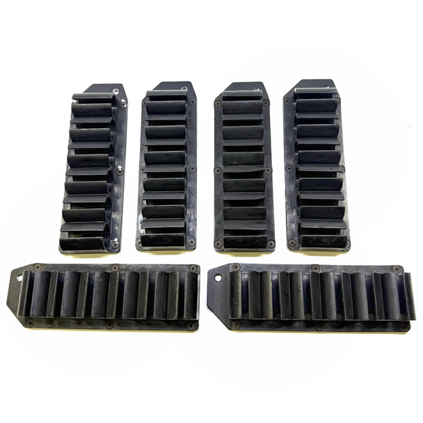Lot of 6 pcs, 12 Gauge Tactical Shotgun Shell Holders, Police Trade