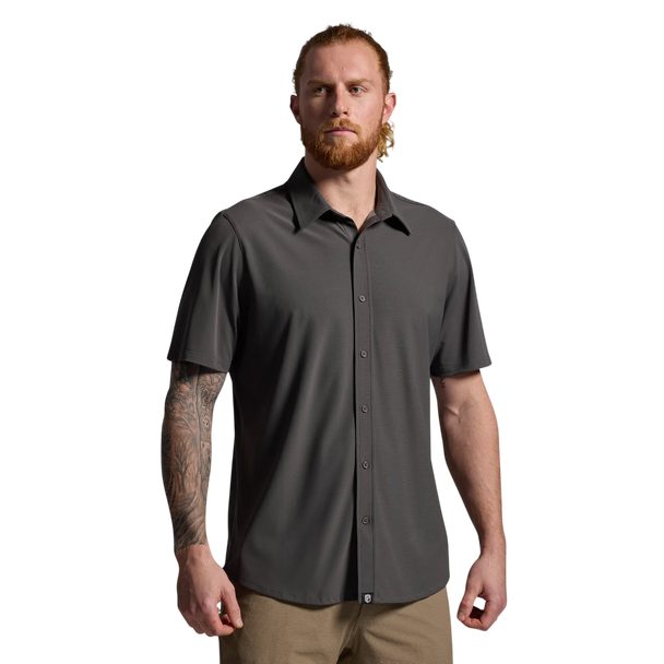 Born Primitive Tactical Network Short Sleeve, Gunmetal Grey