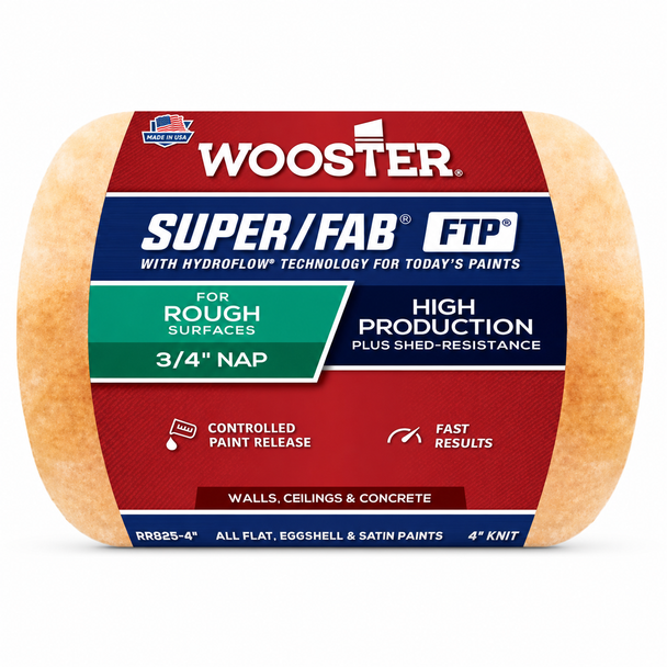 The Wooster Brush Company Super Fab FTP Roller Cover 3/4" Nap
