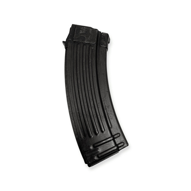 Lot of 2 Romanian Military Surplus AK-74 30-Round Steel Magazine, Police Trade