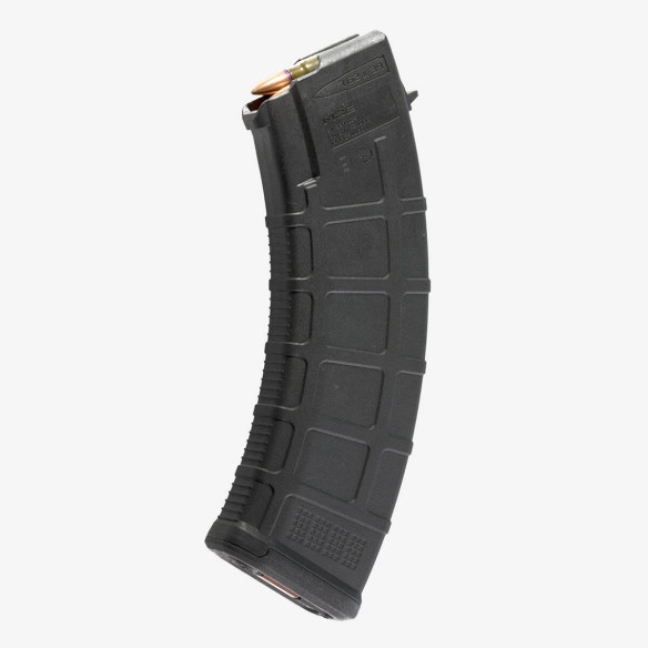 Magpul PMAG 30 AK/AKM MOE Magazine, 7.62×39mm, 30-Round Black Polymer, AK-47/AKM Compatible, Police Trade