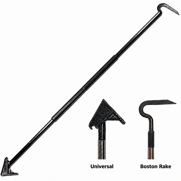 Fire Hooks Unlimited Eagle Hook, Boston Rake 4'-8' w/ Universal Ends