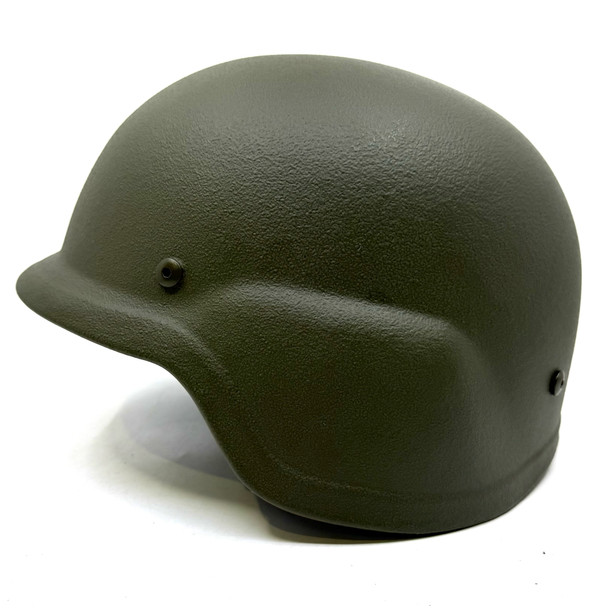 NIJ Level IIIA Ballistic PASGT-Style Tactical Helmet, Full-Cut Military Combat Helmet, Olive Drab Green, Adjustable Chin Strap, Police Trade