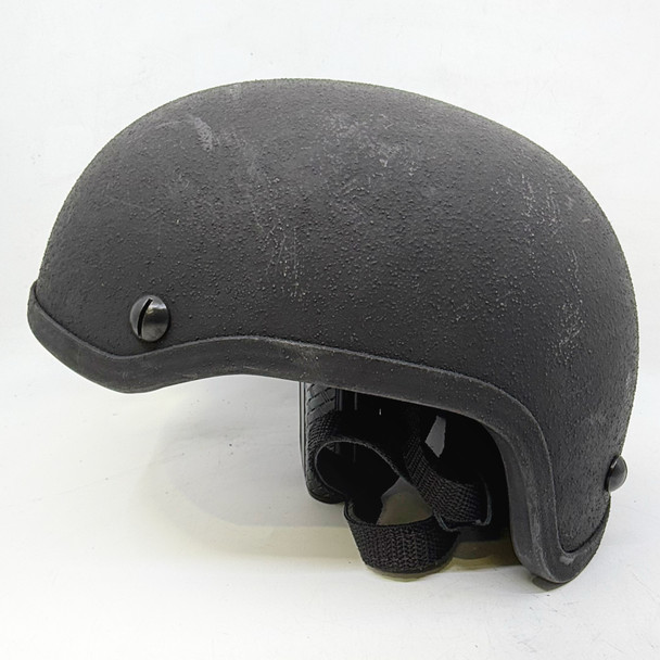 3M Ceradyne Level IIIA Ballistic High-Cut Tactical Helmet, ACH/MICH Style, Matte Black, Military & Law Enforcement Combat Helmet,  Police Trade