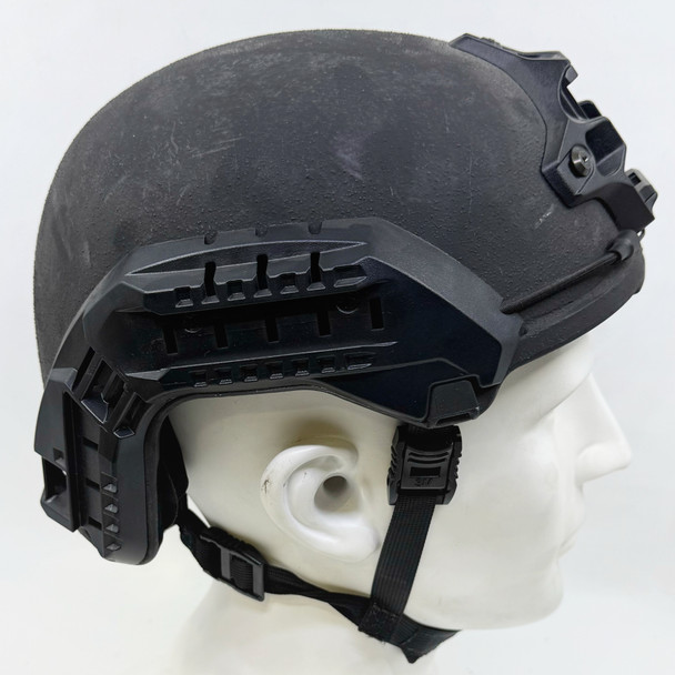 3M Ultra Lightweight NIJ Level IIIA Ballistic Tactical Helmet, MICH/ACH Mid-Cut, Full Rail System & NVG Mount, Police Trade