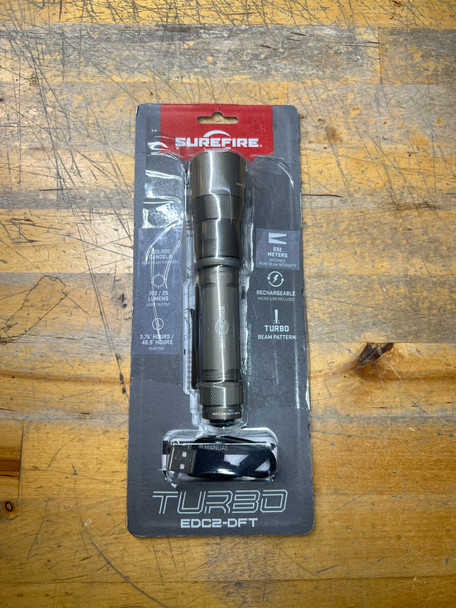 Surefire EDC2-DFT High-Candela Everyday Carry LED Flashlight, Open Box