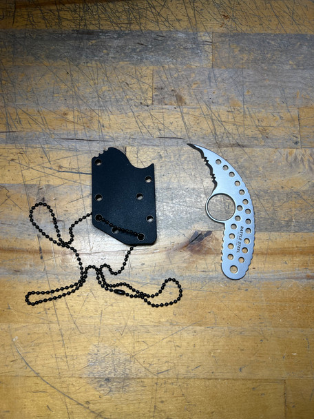 Battle Steel Talon Serrated Edge w/ Holster, D2 Tool Steel, Open Box