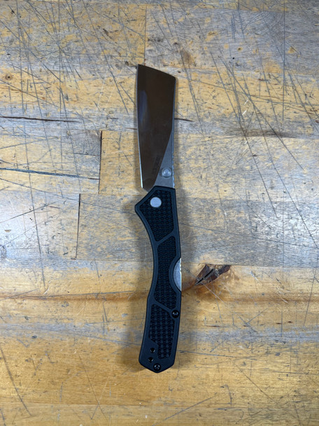 Kershaw 2043 Hatch D2 Cleaver Blade Folding Knife, Open Box
