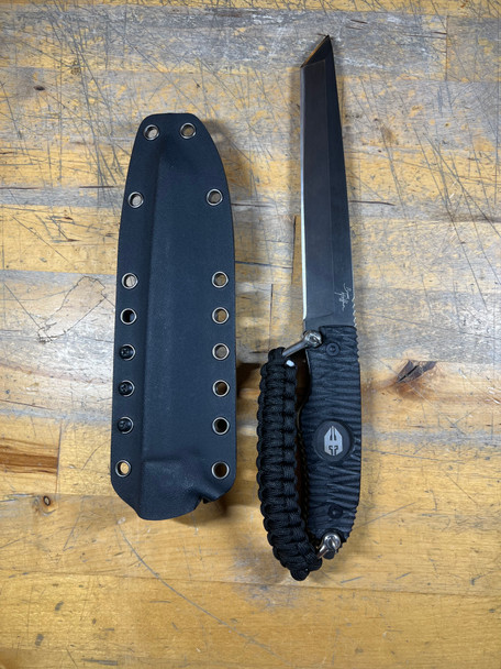 Hoffner The Beast ERT Extreme Responder Tanto Style Knife w/ Sheath, Open Box