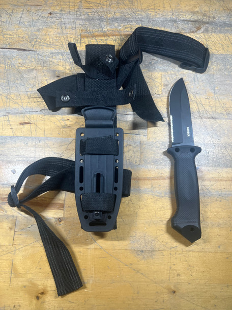 Gerber LMF Infantry Knife w/ Black Handle and Sheath, Open Box
