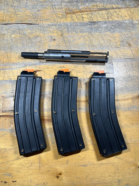 CMMG .22 LR AR Conversion Kit – 3-Pack 25-Round Magazines, Open Box