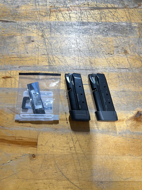 Lot of 2 pc Shield Arms Z9 Glock 43 9mm Pistol Magazines 9rd w/ Mag Catch
