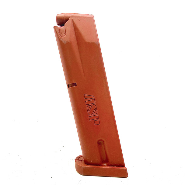 ASP 07457 Beretta Red Training Magazine, Never Issued, Police Trade