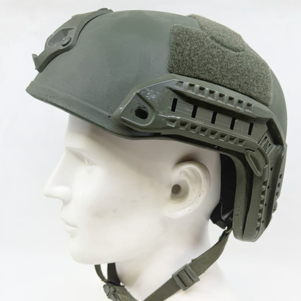 Law Enforcement Tactical Riot Helmet, FAST Mid-Cut, Olive Drab, Police Trade