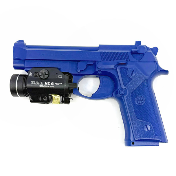 Beretta Blue Training Gun with Streamlight TLR-2 HL Weapon Light, Police Trade