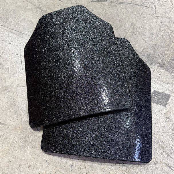 Battle Steel 8A2-1012 NIJ Level IIIA+ Polyethylene/Polyurea Hard Ballistic Plate, 10"x12" Shooter's Cut, New/Old Stock