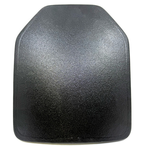 Battle Steel Level III+/SRT Ceramic/Polyethylene Ballistic Panel, 10"x12" Shooter's Cut, Model 893-1012, Special Rifle Threat Rated, New/Old Stock