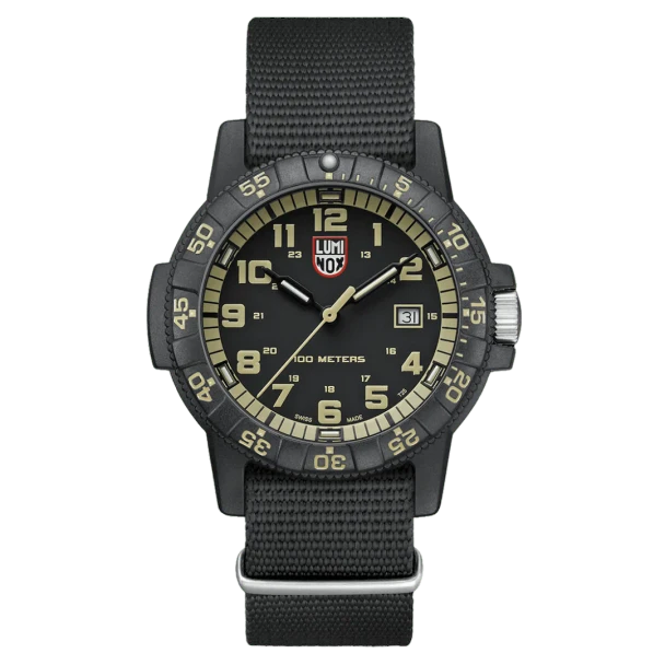 Luminox Leatherback Sea Turtle Giant OutdoorBlack/Beige Dial Watch 44mm