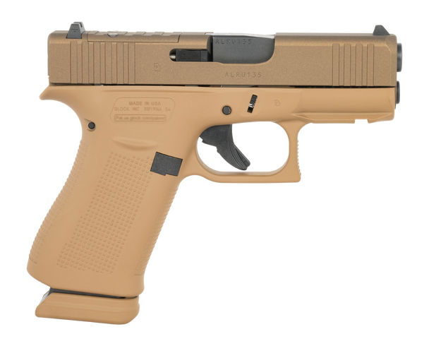 Glock UX4350204NR15ORDEBOT 43X MOS 9mm Pistol Cerakote Coyote
