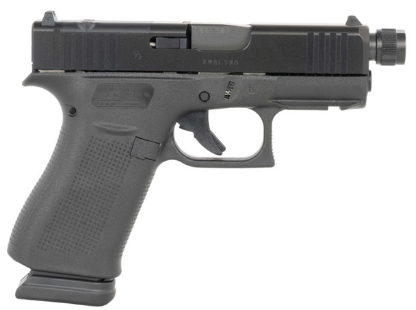 Glock UX4350203FRMOSTB G43X MOS 9mm Pistol w/Threaded Barrel 15rd Magazines
