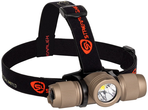 The high-performance ProTac 2.0 Headlamp produces 2,000 lumens without sacrificing run time. Streamlight’s Ducks Unlimited ProTac 2.0 Headlamp features a co-branded DU headstrap and desert tan color. Powered by an SL-B50® battery pack that can be charged inside of the light.