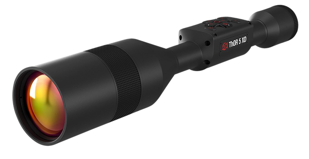 ATN TIWST51210A Thor 5 XD  Thermal Rifle Scope, Black Anodized 4-40x Smart Mil Dot Reticle w/Zoom, 1280x1024 60 fps Resolution