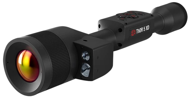 ATN TIWST51250LRF Thor 5 XD LRF Thermal Rifle Scope Black Anodized 2-20x Smart Mil Dot Reticle, Zoom. 1280x1024 12 Micron 60 fps