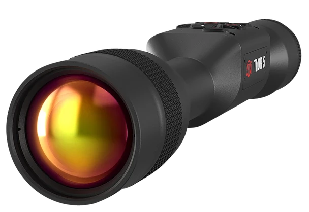 ATN TIWST5650A Thor 5 640 Thermal Rifle Scope, Black Anodized 4-32x Smart Mil Dot Reticle w/Zoom. 640x480, 60 fps Resolution