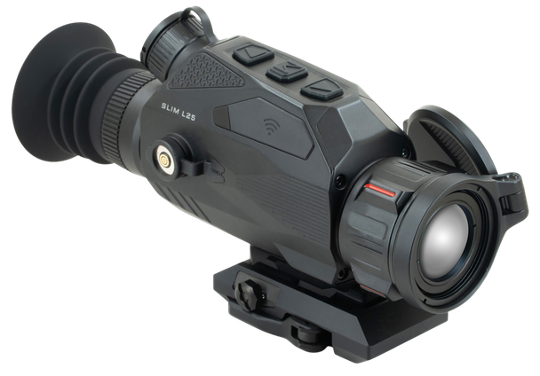 Nocpix SLIML25 Slim L25 Matte Black 25mm Multi- 1 DIY/1 Dynamic/6 Static Reticle 384x288, 12 Microns, 50 Hz Resolution