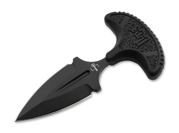 HK FX02 2.48" Black Fixed Blade Knife