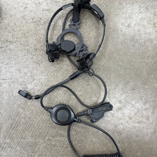 Motorola RMN5049A Temple Transducer Headsets w/ PTT, Police Trade
