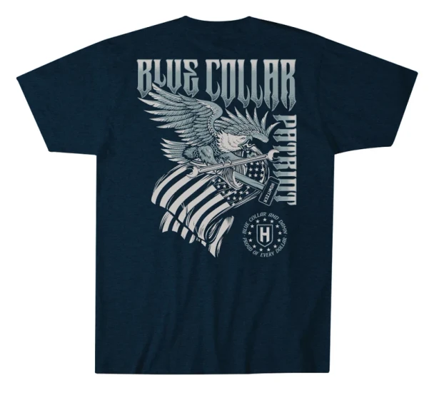 Howitzer CV8224 Born Tough Denim Black Heather Tee Shirt