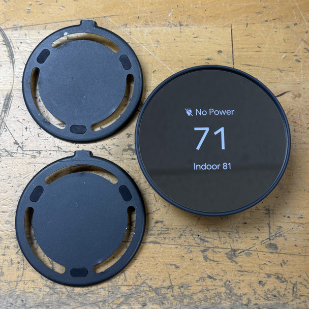 Google Nest WiFi Smart Thermostat, Black, Open Box