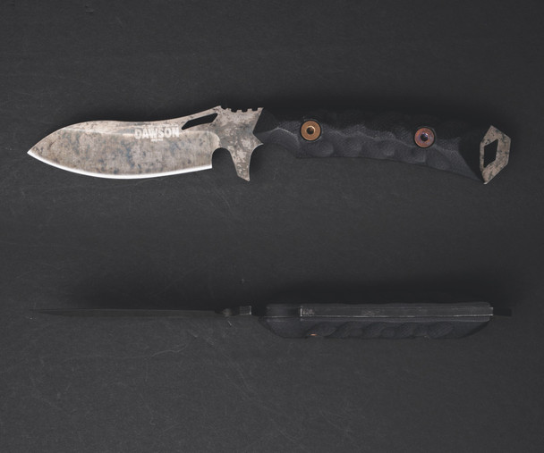 Dawson Harvester Rainstorm Black G10 3.125" Knife
