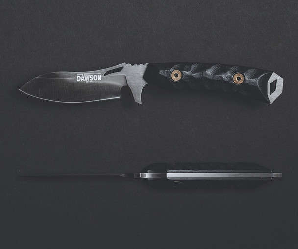 Dawson Harvester Hamon Black G10 3.125" Knife