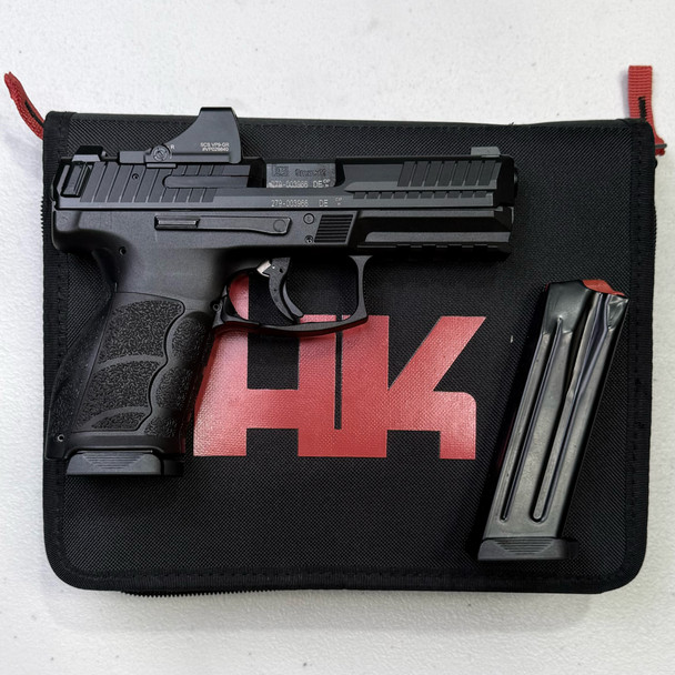 HK VP9A1K 9mm Pistol w/ Holosun SCS Sight, 2 15-Round Magazines & Soft Case, Police Demo