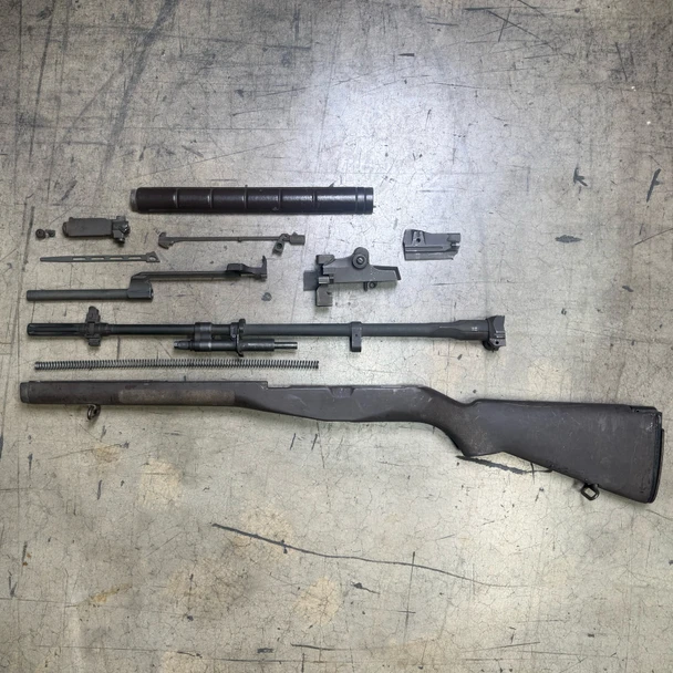 TRW M14 Rifle Parts Set w/ Stock & Barrel (No Trigger Group), Police Trade
