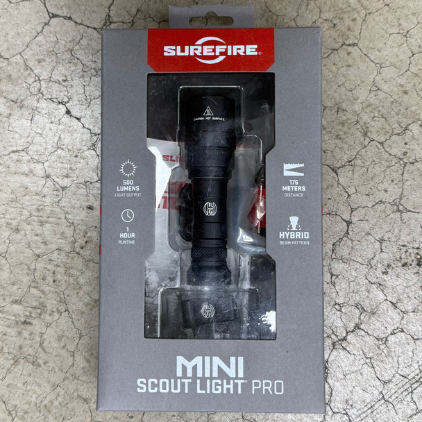 SureFire M340C Mini Scout Light Pro 500-Lumen Weapon Light, Black, New Old Stock