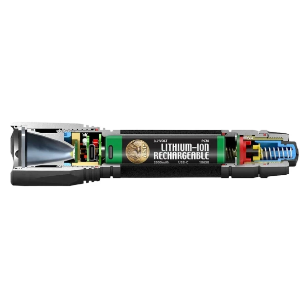 ASP Triad-C 1000 Lumens Black Flashlight