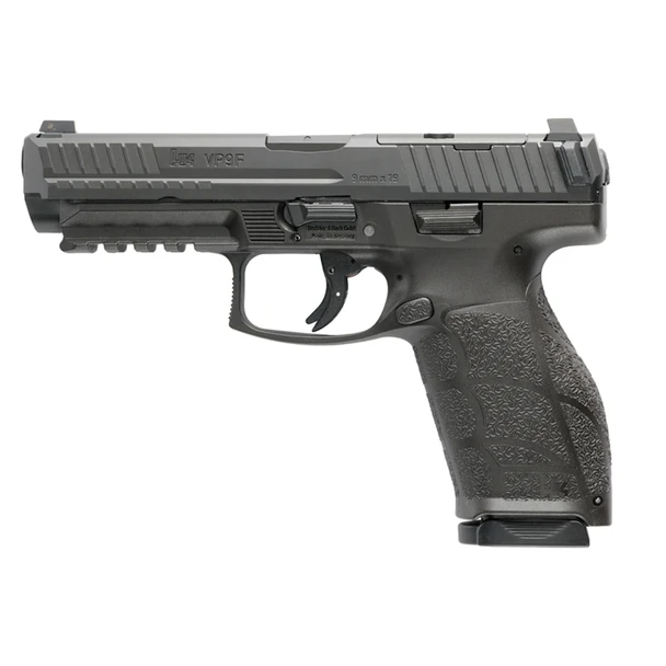 HK VP9A1 F-B 9mm Pistol, Optics Ready, Push Button Mag Release w/ (1) 17rd & (1) 20rd Mags
