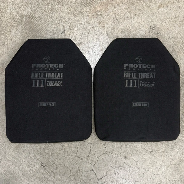 Protech Tactical DT106E NIJ Level III 10x12 Plates (Pair), Never Issued, Police Trade