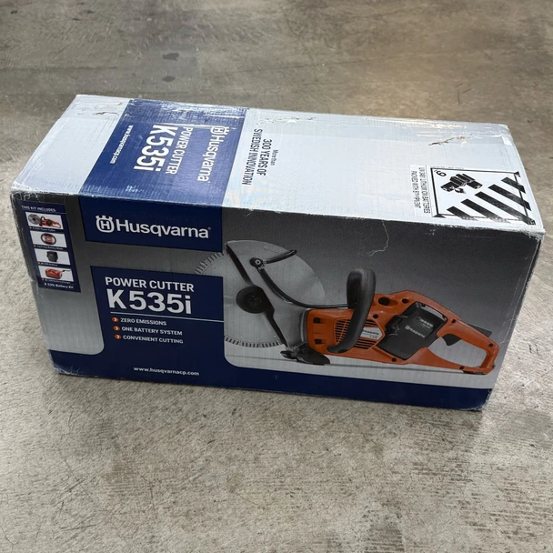 Husqvarna K 535i Battery Power Cutter with Battery and Charger, 9" Blade Size, Open Box