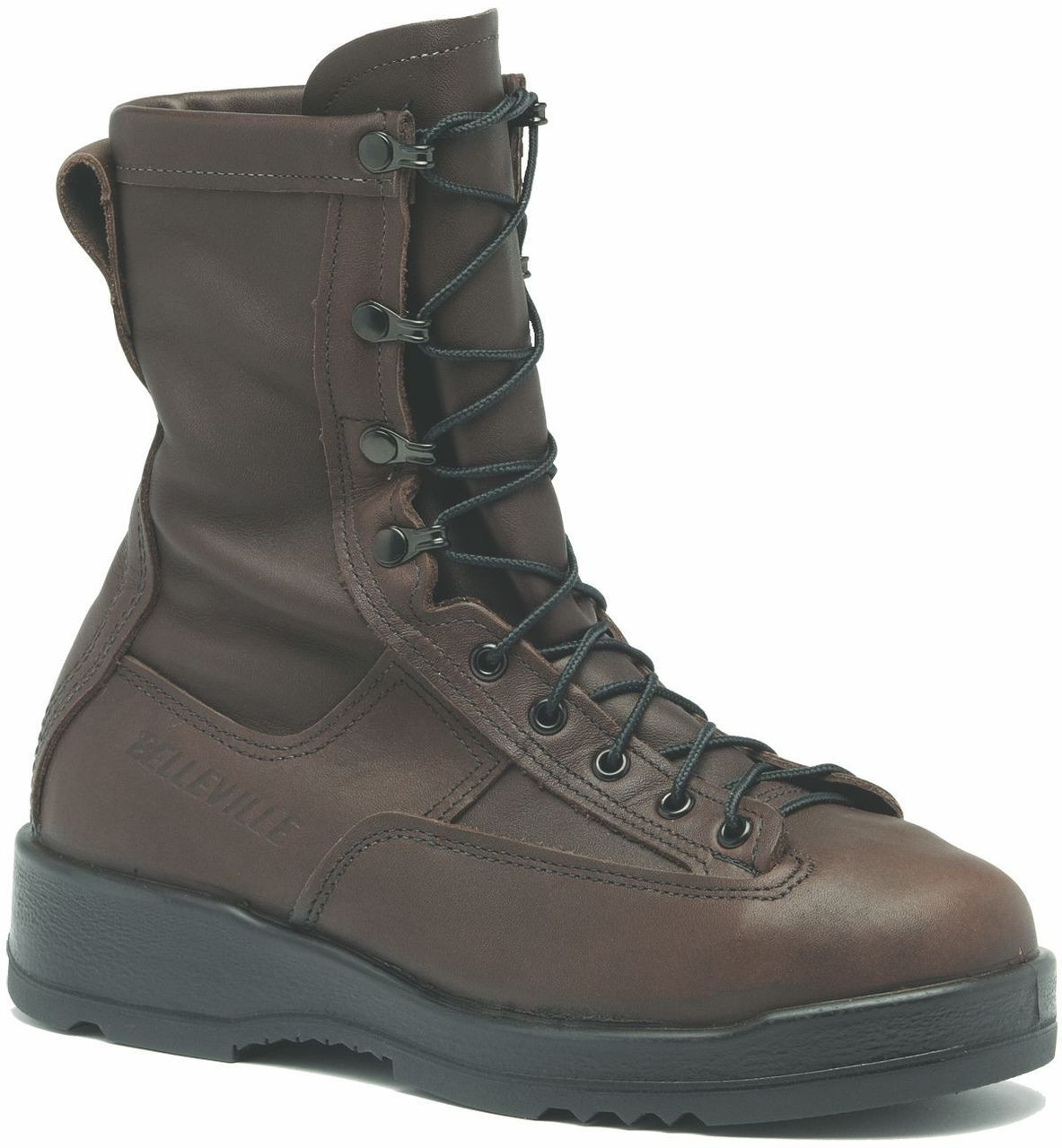 Belleville 330 ST 8" Wet Weather Steel Toe Flight Brown Boots