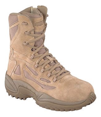 Reebok RB894 Women Side Zip Desert Tactical Safety Toe Boots