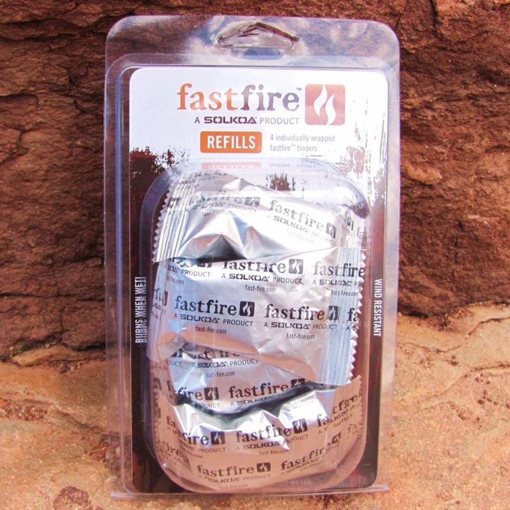 SOLKOA Fast-Fire Fast Fire Tinder Refill 4/pk
