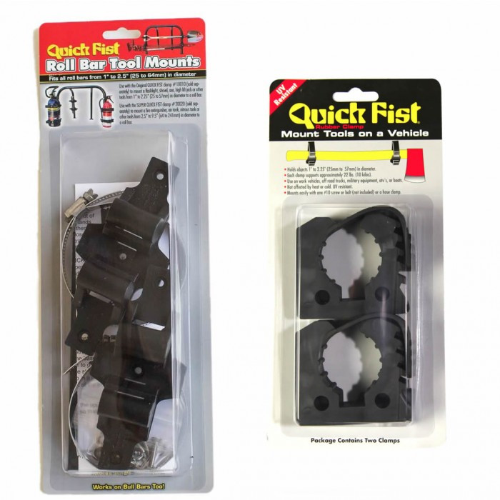Quick Fist Quick Fist Roll Bar Mount and Two Quick Fist Clamps - $29.95 at BOTACH 