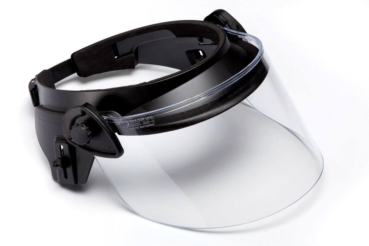 Paulson Paulson DK6-X.250AFS Riot Face Shield - Short / Anti-Fog / Hard Coated / .250" Thick - $231.56 at BOTACH 